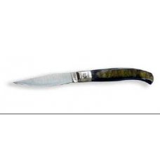 "Arbus Monolithic" pocket knife - rough ram horn - by COLTELLERIE BERTI